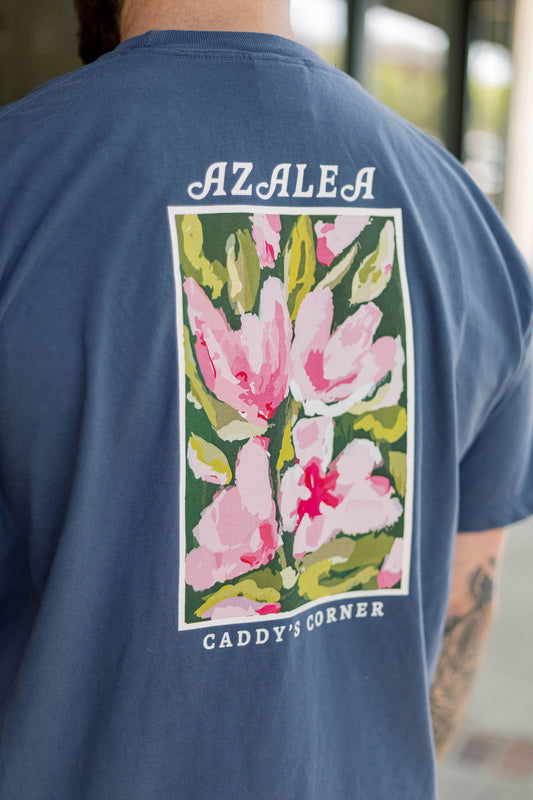 Caddy's Corner Azalea Tee – China Blue