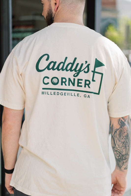 Caddy's Corner Logo Tee – Ivory