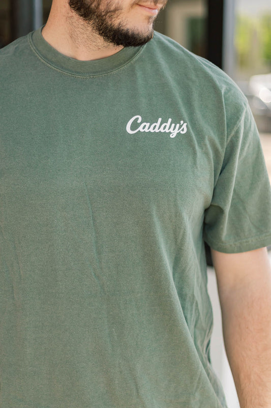 Caddy's Corner Logo Tee – Moss